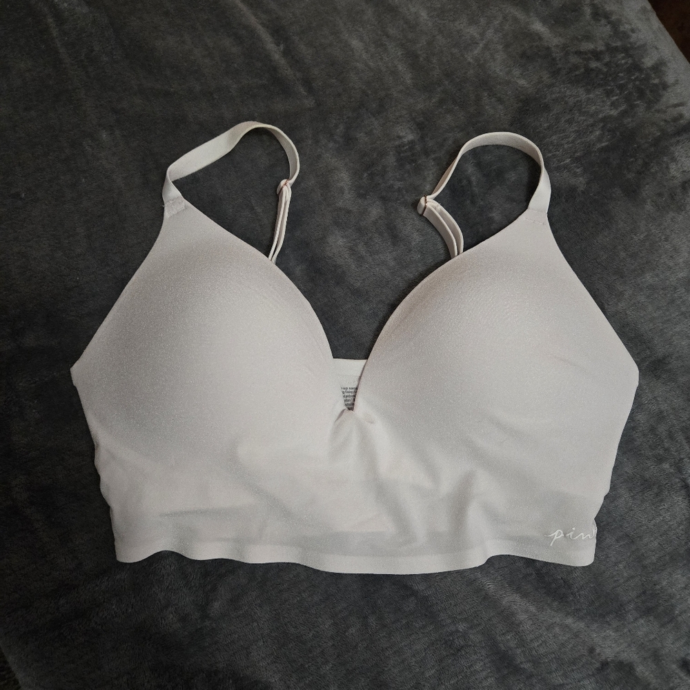 Victoria's Secret Soft White Wireless Bra